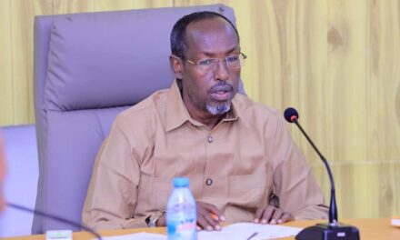 Guddoomiyaha Gobolka Banaadir ahna Duqa Magaalada Muqdisho Madaale ayaa guddoomiyay shirka todobaadlaha ee Degmooyinka Gobolka Banaadir.